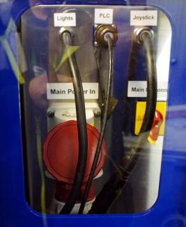 CMW-2 Electric Winch cable connections
